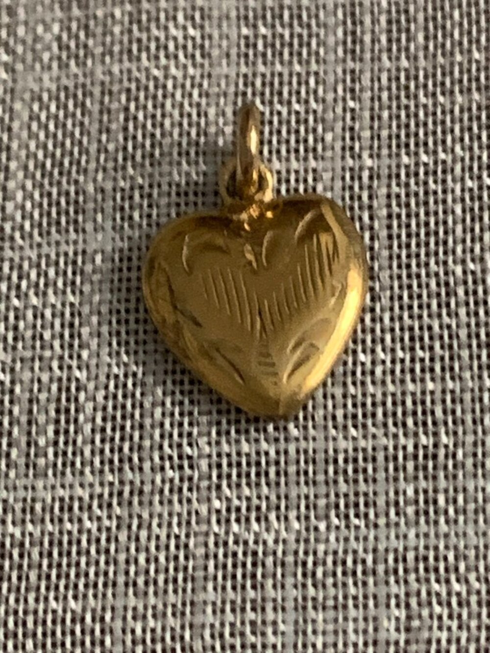 Vintage Gold Filled Small Heart Pendant